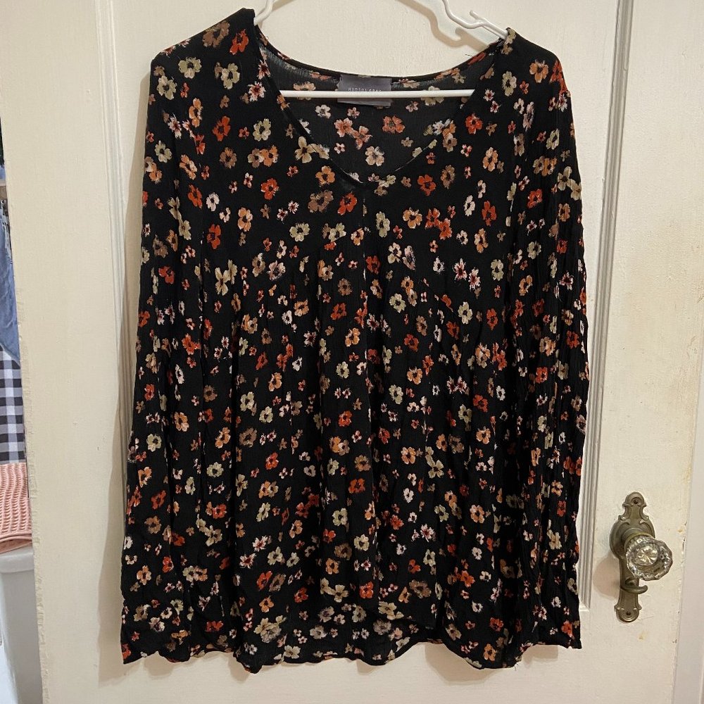 ⏩ Boho Flowy Witchy Floral Top
